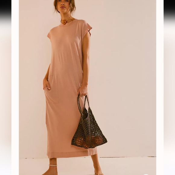 Free People all day long midi T-shirt dress - Picture 4 of 13